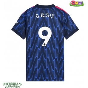 Arsenal Gabriel Jesus #9 Bortatröja Kvinnor 2025-26 Kortärmad